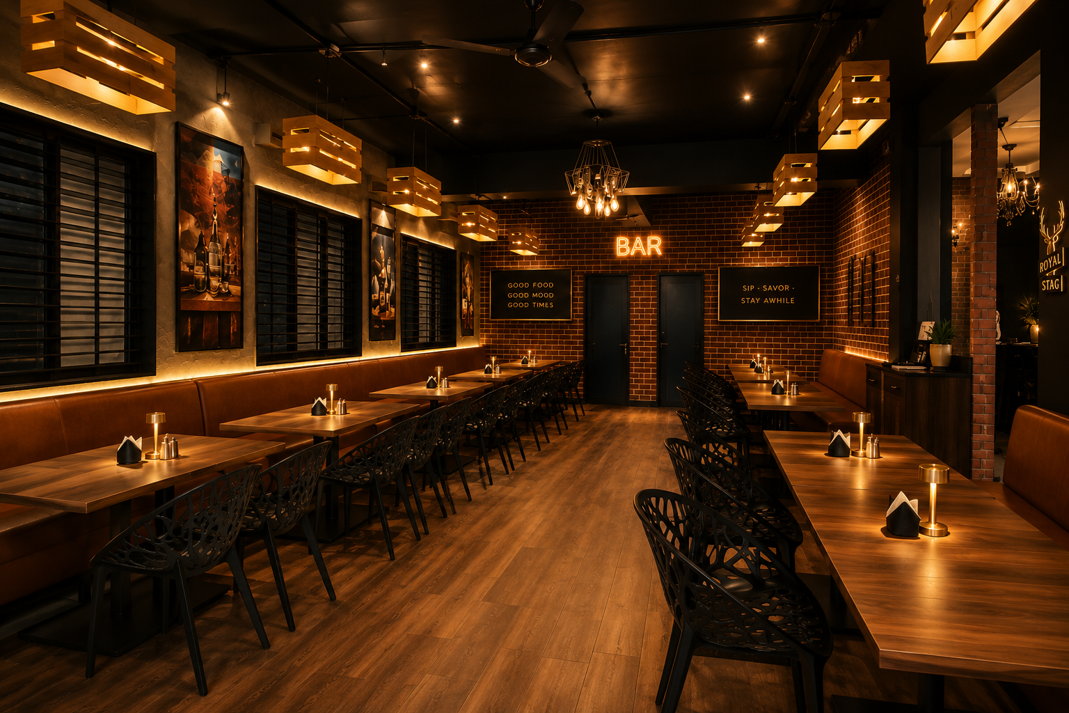 Bar interior